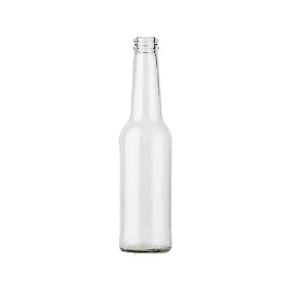 glasflaska 275ml med kronkapsyl för drycker och livsmedel