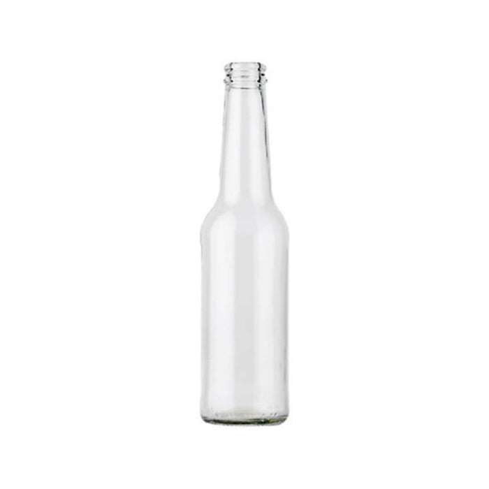 glasflaska 275ml med kronkapsyl för drycker och livsmedel