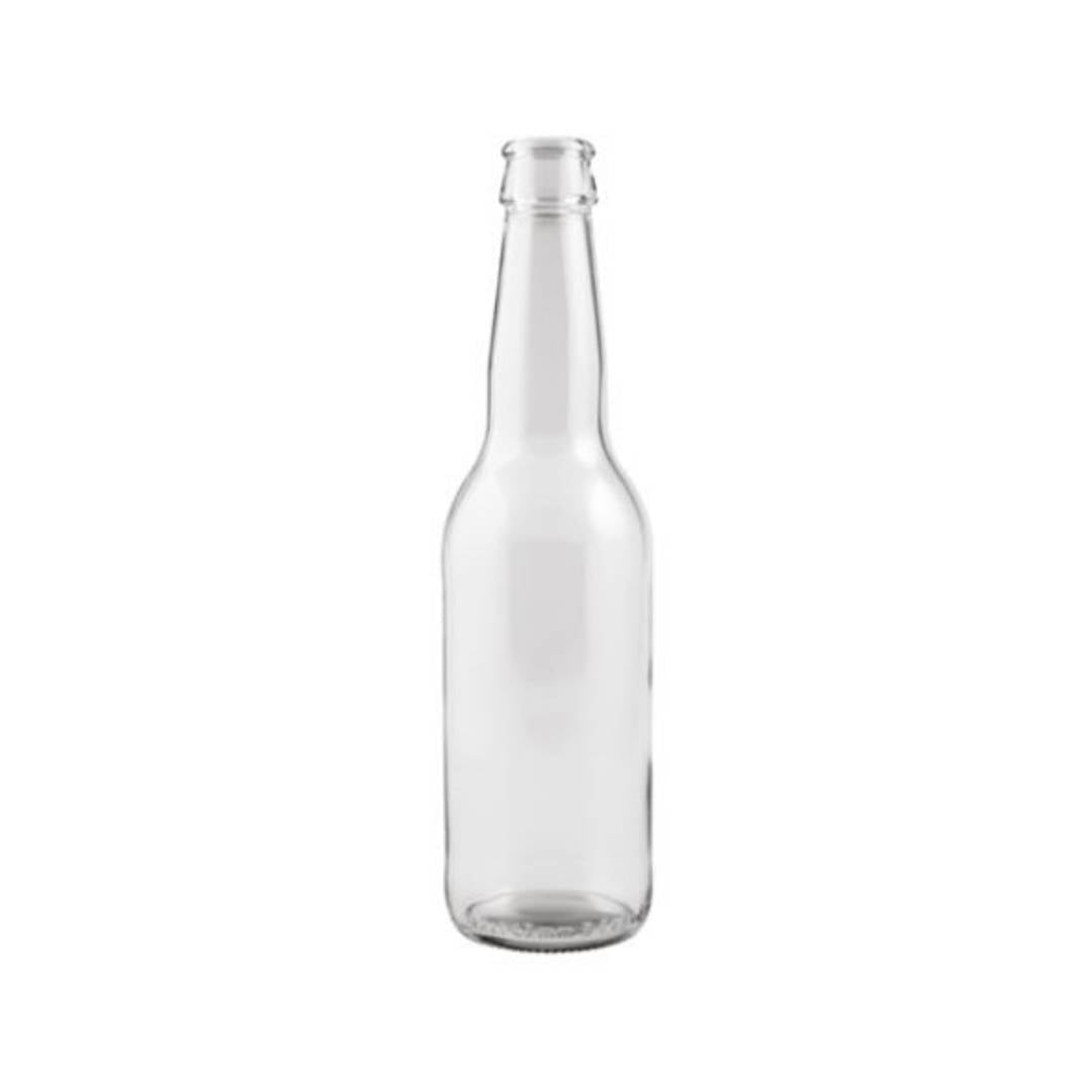Transparent ölflaska 330ml för hantverksöl