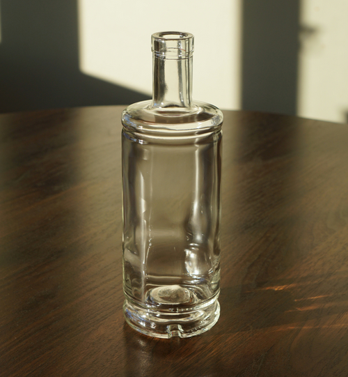 snygg glasflaska 700ml för sprit, dryck och livsmedel
