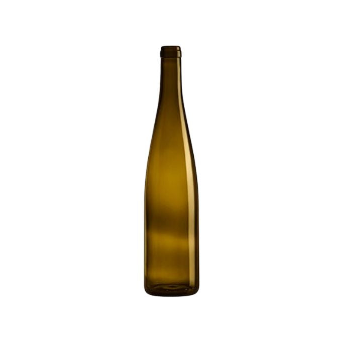 slim vinflaska brun