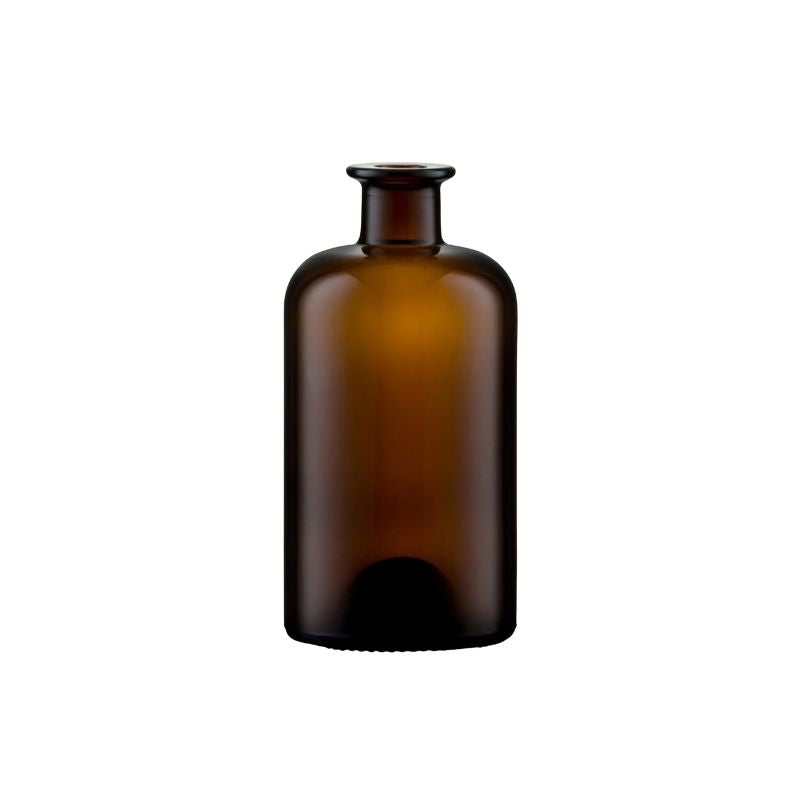 Amber glasflaska 500ml för drycker och livsmedel