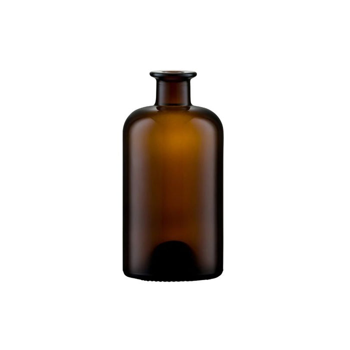 Amber glasflaska 500ml för drycker och livsmedel