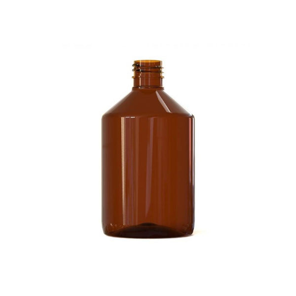 Brun rPET-flaska för juice och kalla drycker