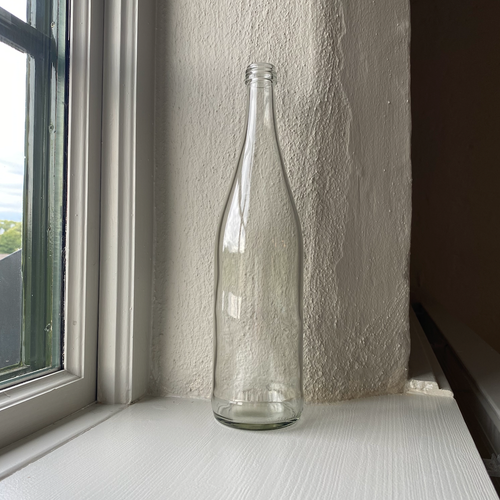 glasflaska för drycker och livsmedel