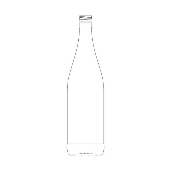 glasflaska för drycker och livsmedel