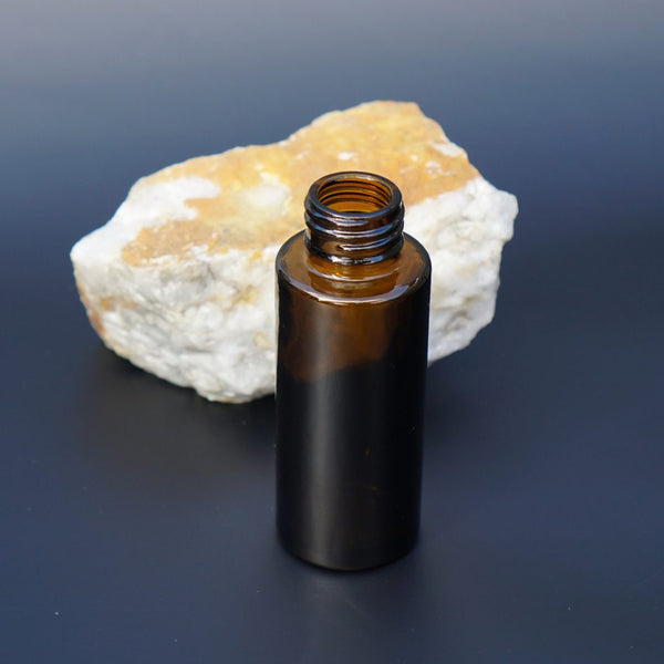 brun glasflaska 50 ml till kosmetik