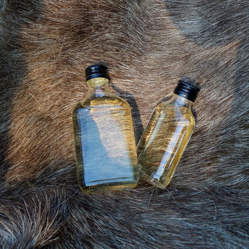 glasflaska 200ml för drycker och livsmedel