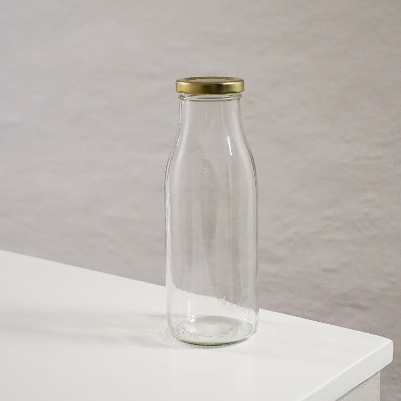 glasflaska 500ml för drycker och livsmedel