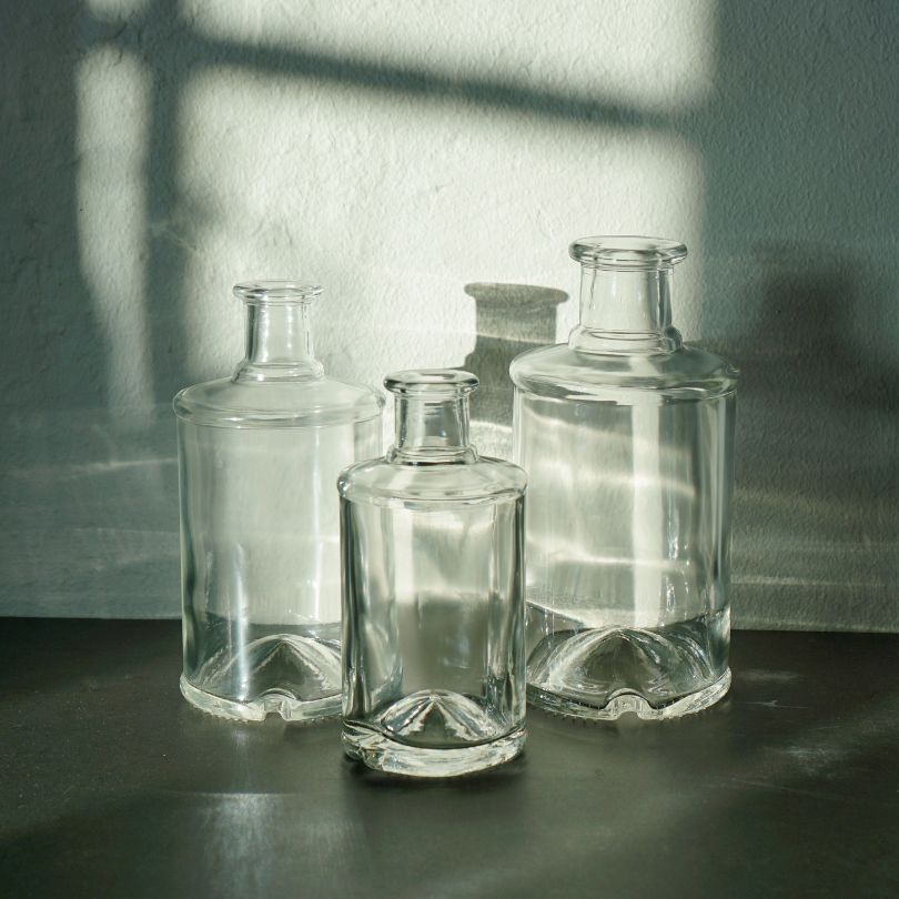 glasflaska 350ml för drycker och livsmedel