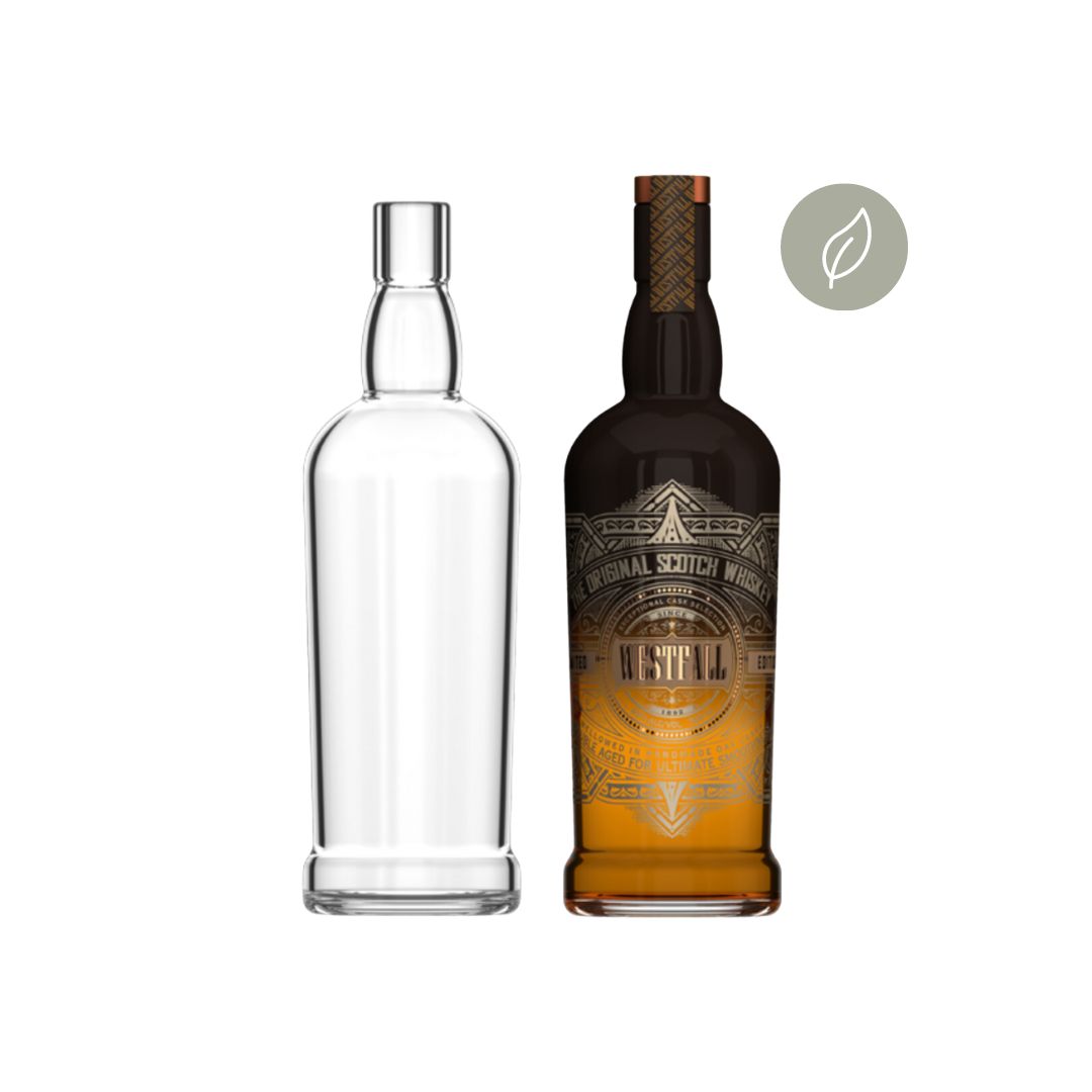 spritflaska med kork för premiumdrycker