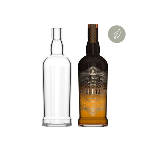 spritflaska med kork för premiumdrycker