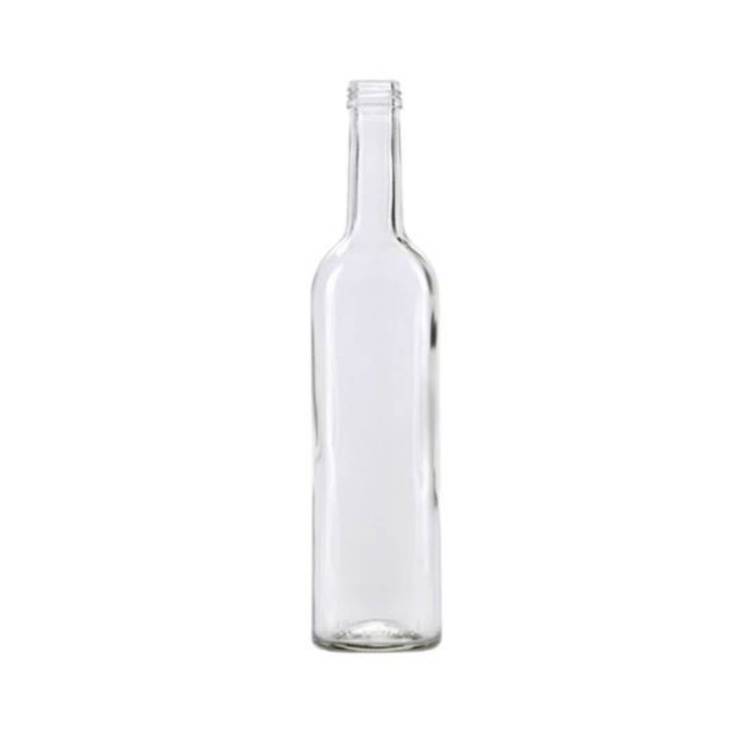 glasflaska 500ml för drycker och livsmedel