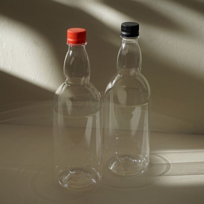 rPET-flaska 1l för juice och kalla drycker