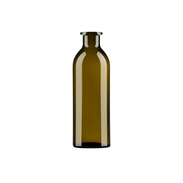 Grön glasflaska 500ml för drycker och livsmedel