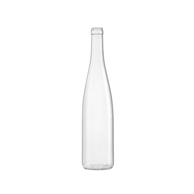 Transparent slim vinflaska 
