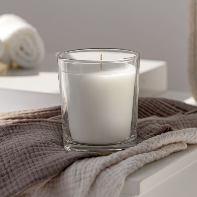 Transparent ljusglas 210ml