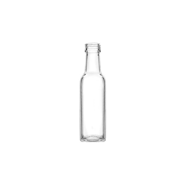 Transparent glasflaska 500ml för drycker och livsmedel