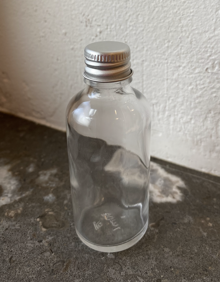 glasflaska för drycker och livsmedel