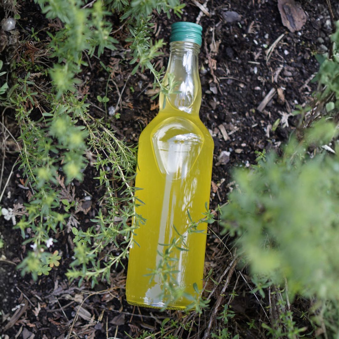 500 ml glasflaska för drycker och livsmedel