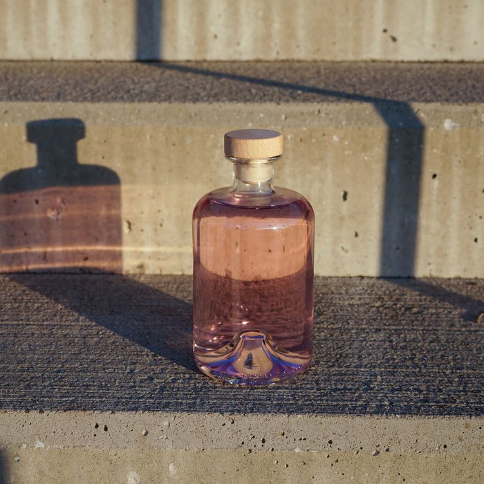 Transparent glasflaska 500ml för drycker och livsmedel