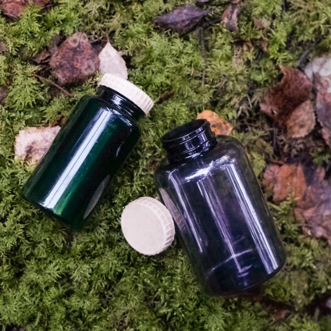 glasburk 120ml för livsmedel och förvaring