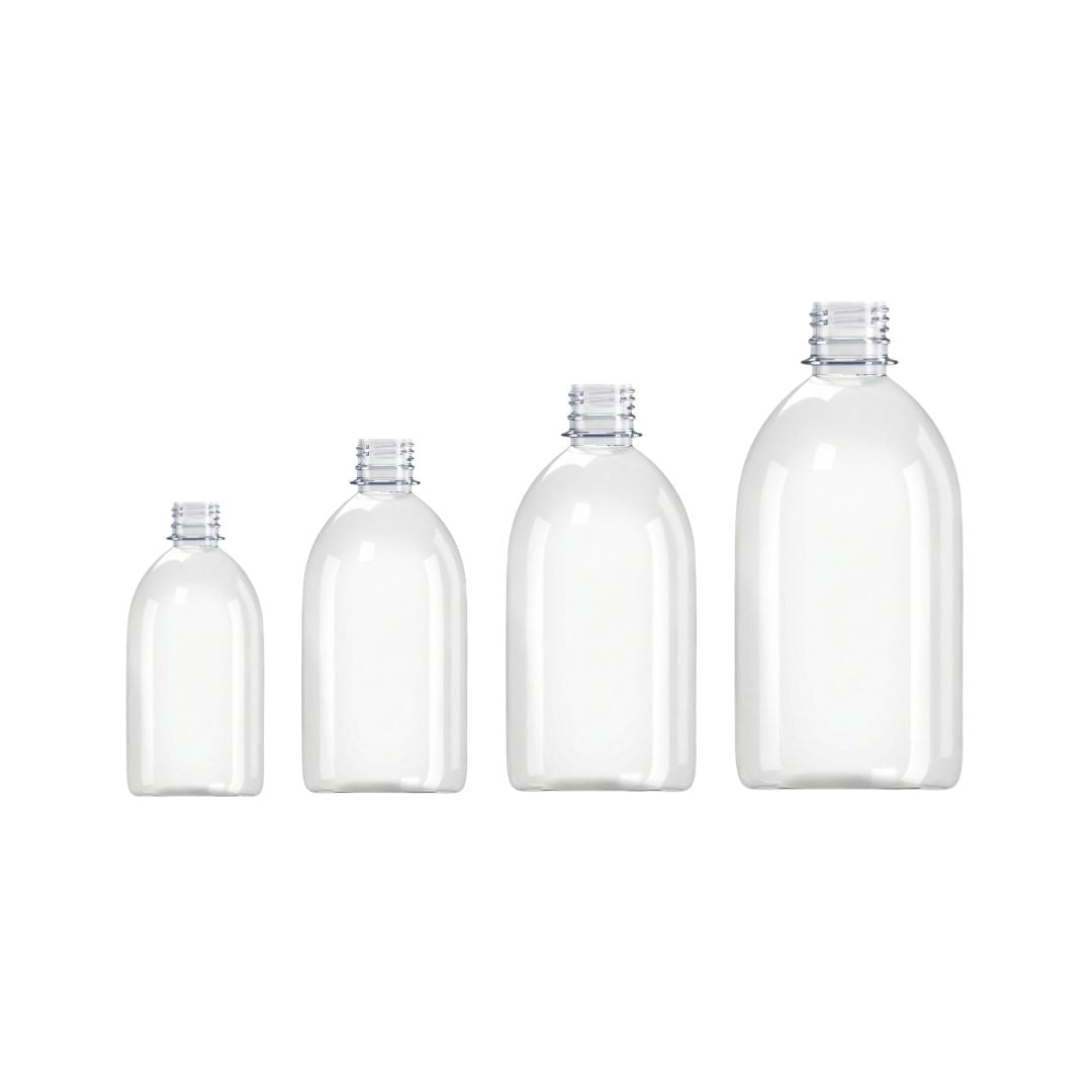 rPET-flaska 100ml för juice och kalla drycker