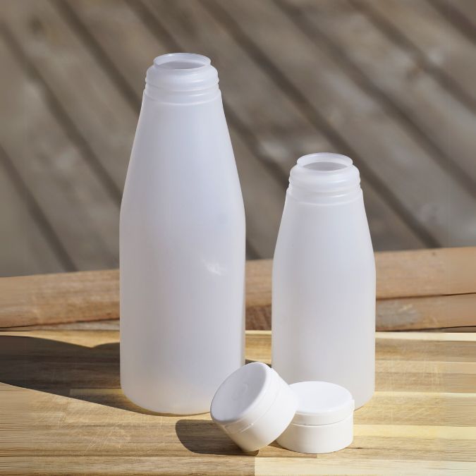 glasflaska 250ml för drycker och livsmedel