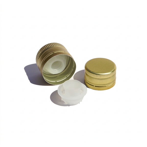 Screw cap PP for oil/vinegar – Unthreaded w. tamper-evident band