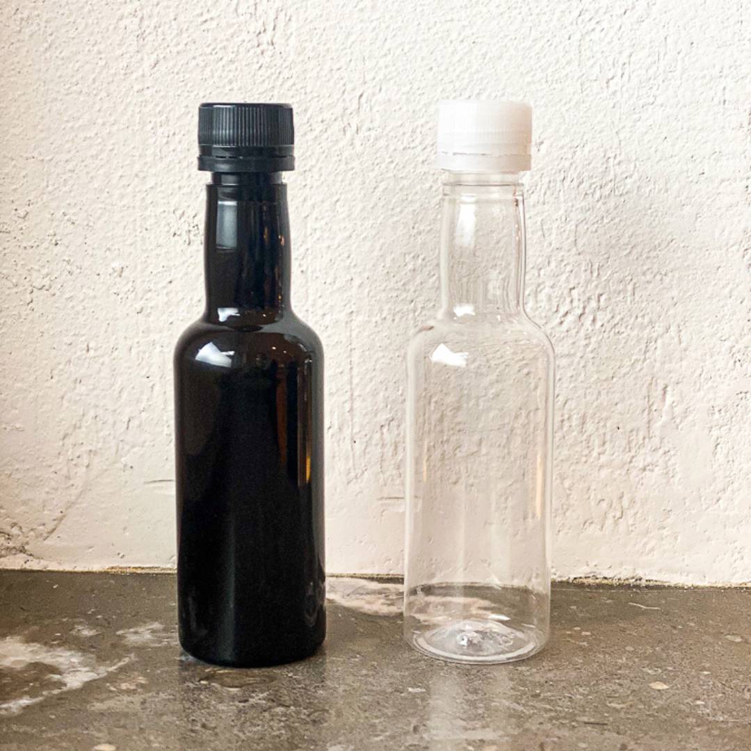 rPET-flaska för juice och kalla drycker