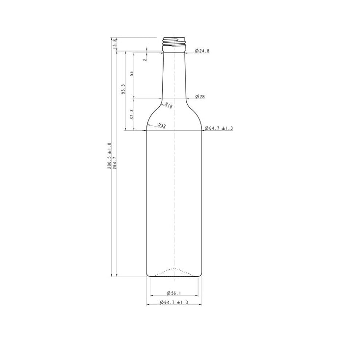 Glass bottle – Spira