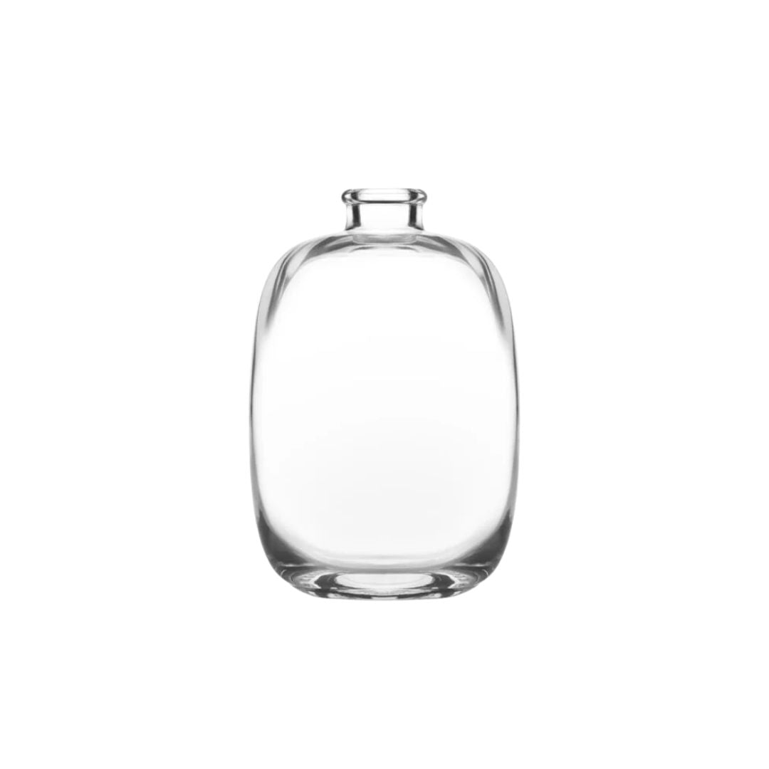 rund lyxig glasflaska 700ml för sprit