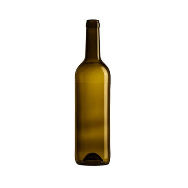 Brun glasflaska 750ml för drycker och livsmedel