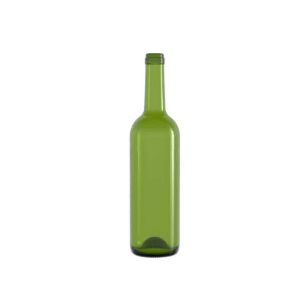 Transparent bartop kork 750ml för spritflaskor