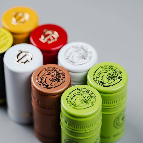 aluminium vin kapsyl med embossing
