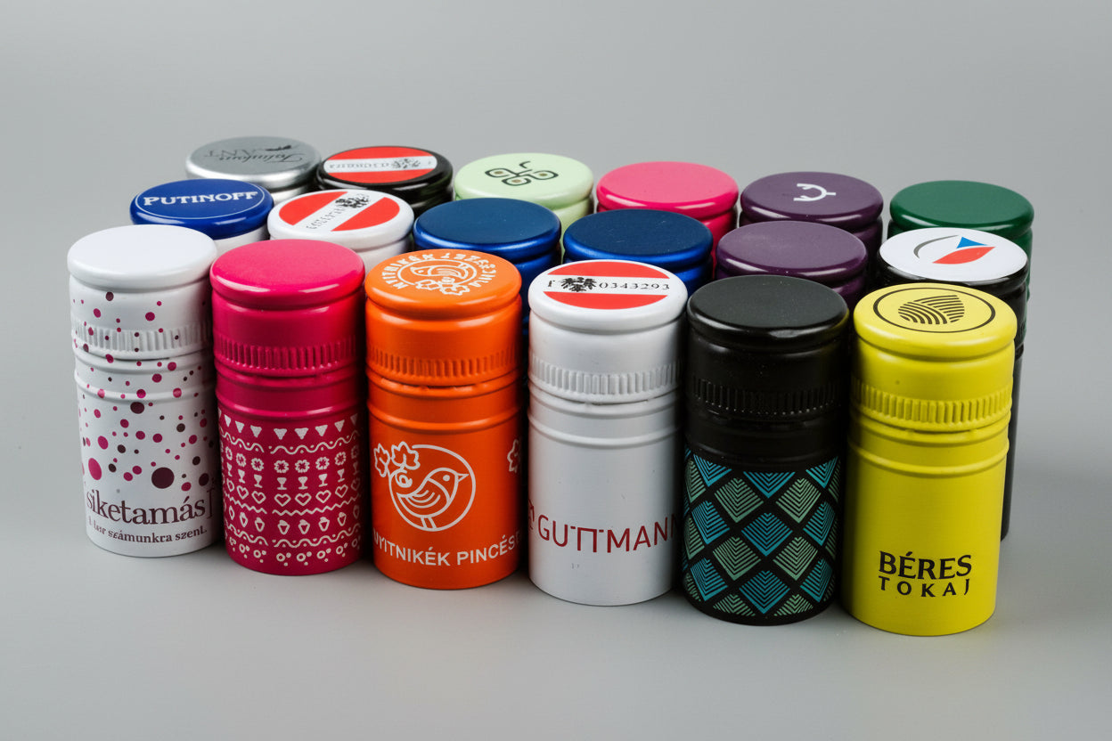 Custom-designedwine bottle caps with your own print