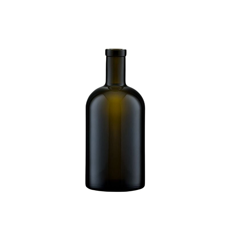 Grön glasflaska 500ml för drycker och livsmedel