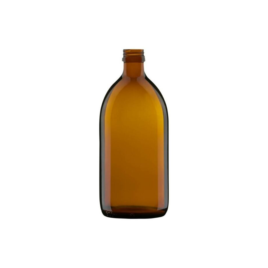 Brun Glasflaska 500 ml - Syrup