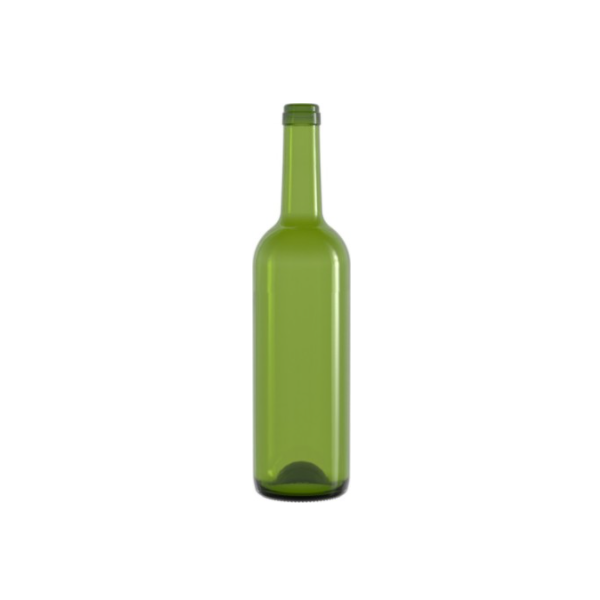 Grön glasflaska Bordelaise Evolvigne