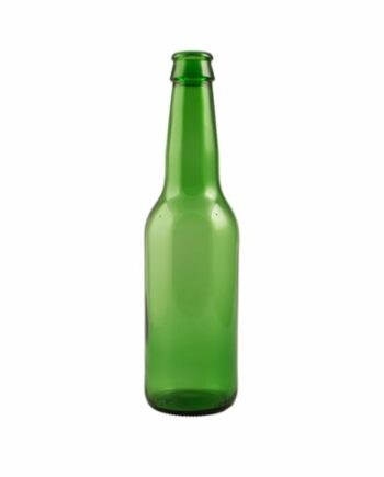 Green glass bottle longneck