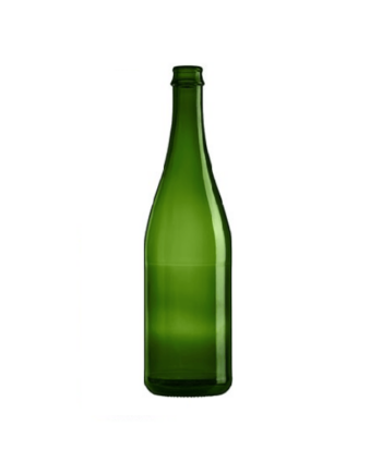 Green glass bottle - Cider