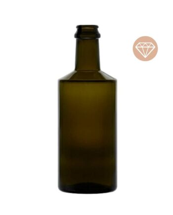 Green glass bottle Dora 750 ml