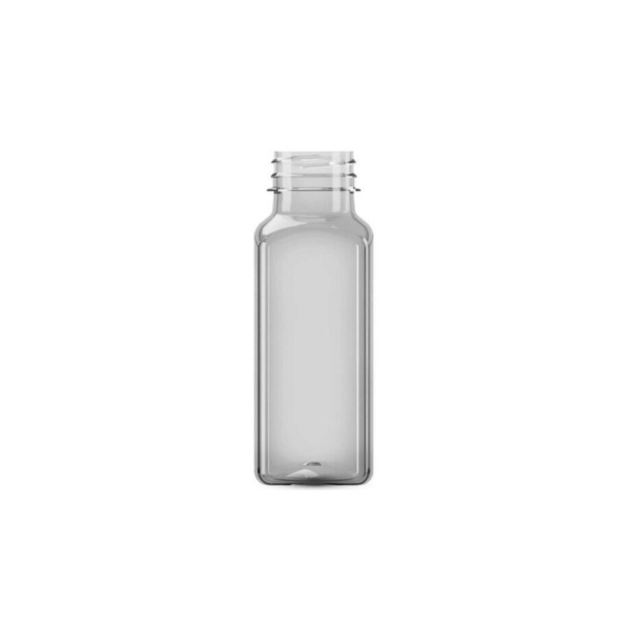 PET-flaska 250 ml - fyrkantig plastflaska