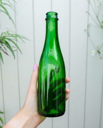 Grön Glasflaska Champagne 375 ml