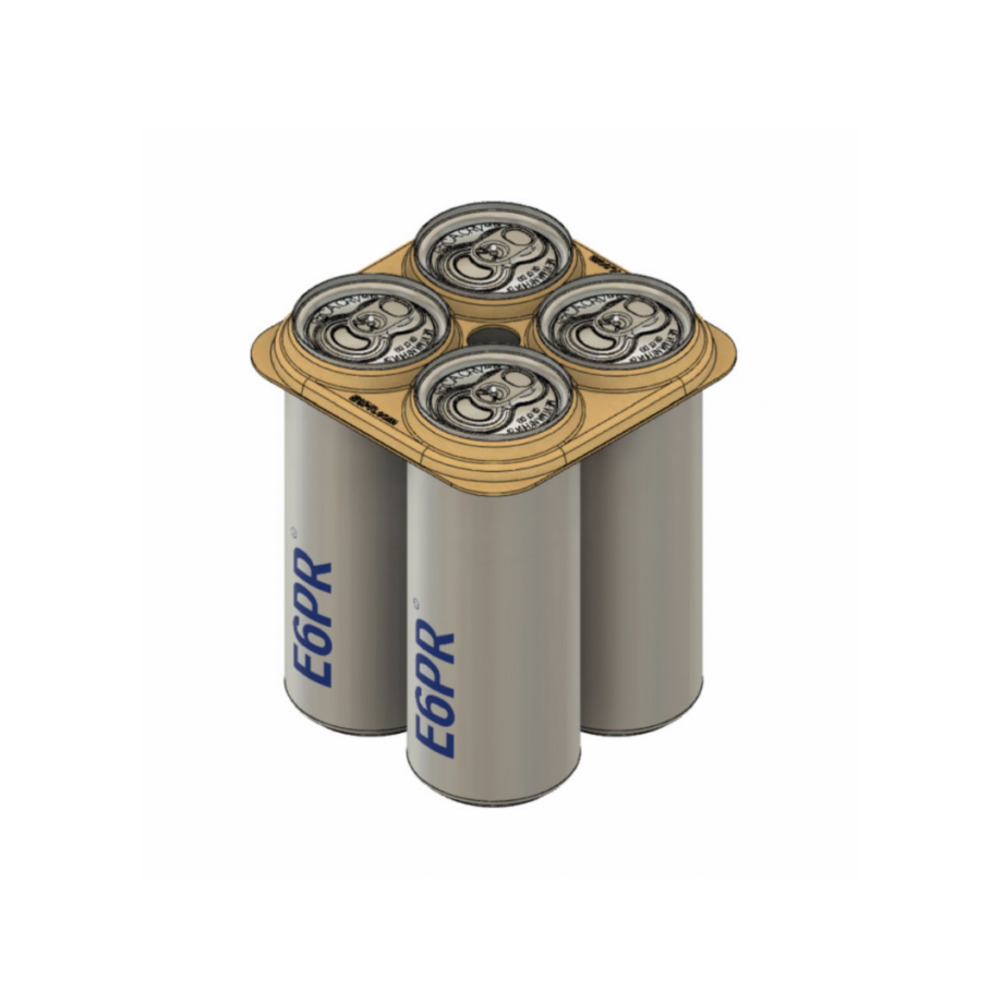 Eco-friendly can holders - Eco holder - 4-pack sleek