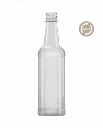 Liquor bottle in PET, 500 ml