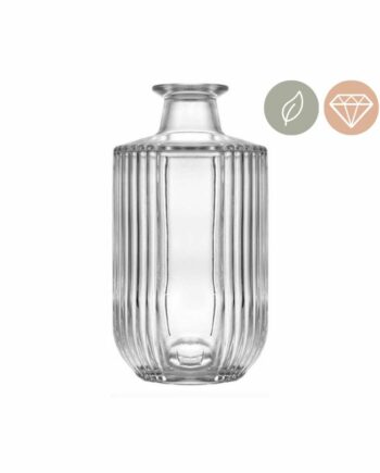 Glass bottle Lyra Vintage - lightweight bottle of spirits