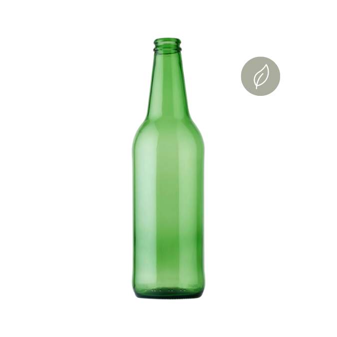 Grön glasflaska 500 ml - Piwo nr 2