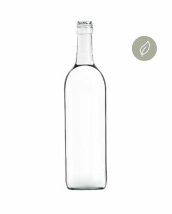 Wine bottle Bordeaux Ultralight 750 ml - clear glass