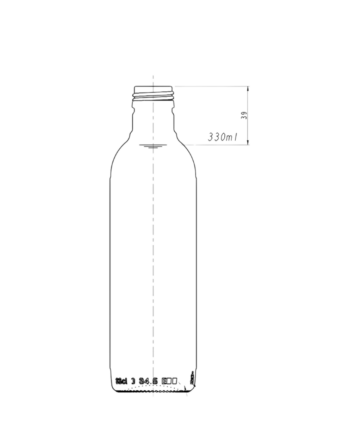 Glass bottle 33 cl - Lootus